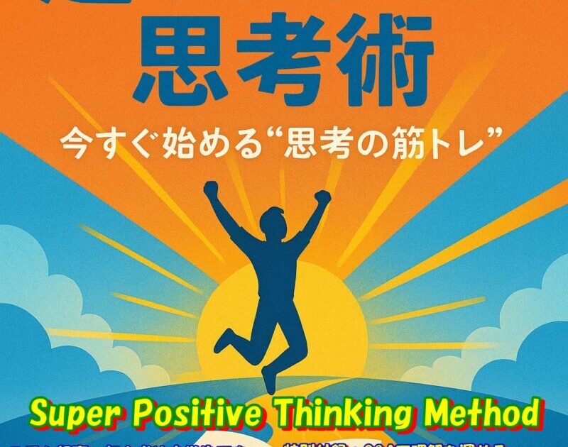 思考のクセを変え、人生を好転させる。ポジティブ思考術で「幸せ」を引き寄せる実践ガイド