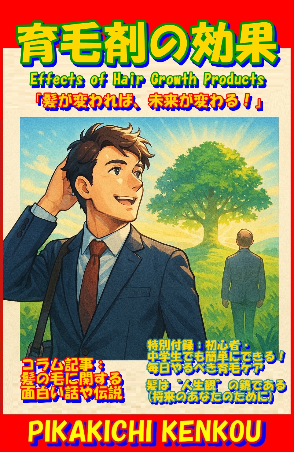 待望の新刊リリース!『育毛剤の効果:髪が変われば、未来が変わる!』─その一本が、あなたの未来を拓く