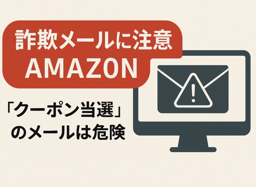 “AMAZ0N クーポン”メールは危険？特徴と詐欺ポイントを徹底解説