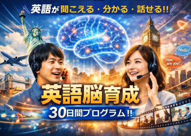 英語が「聞こえる・分かる・話せる」に変わる30日間 ― 科学的メソッドで英語脳を作る完全ガイド
