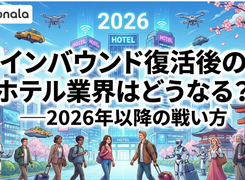 「インバウンド復活後のホテル業界はどうなる？──2026年以降の戦い方」